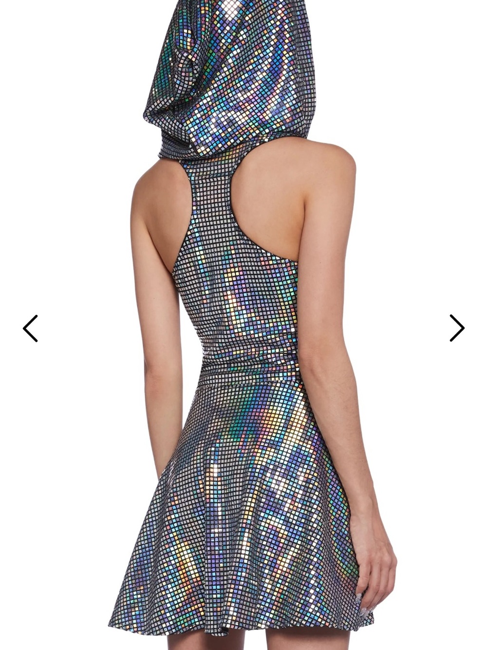 NWT Dolls Kill / Club Exx Cosmic Disco Mini Dress - Picture 5 of 5
